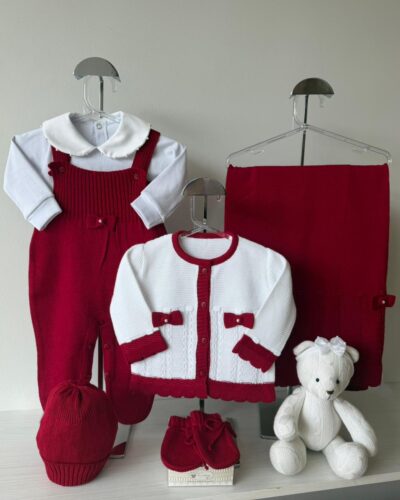 Saída Maternidade Maria Clara Vermelha