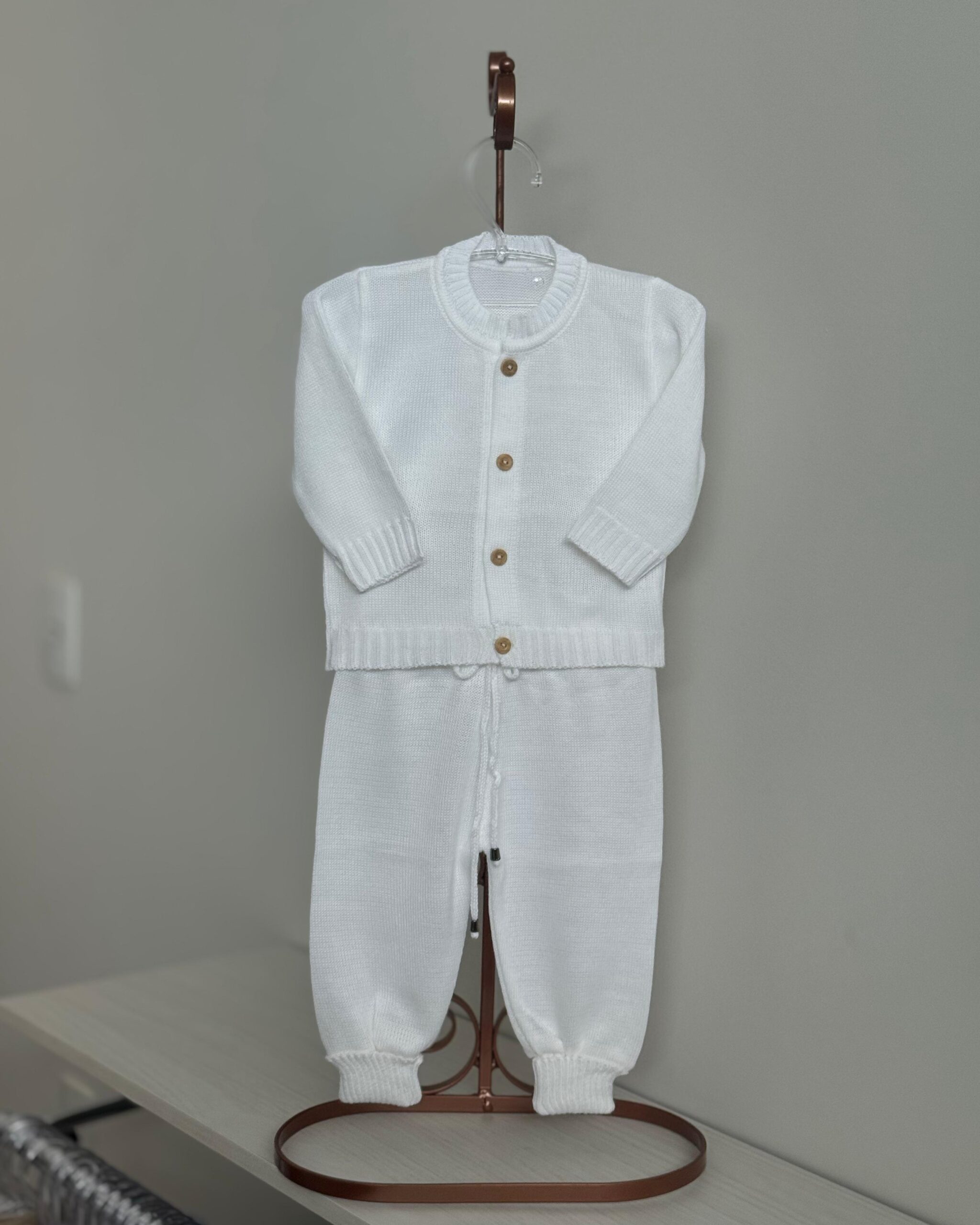 Calça e Casaco Branco
