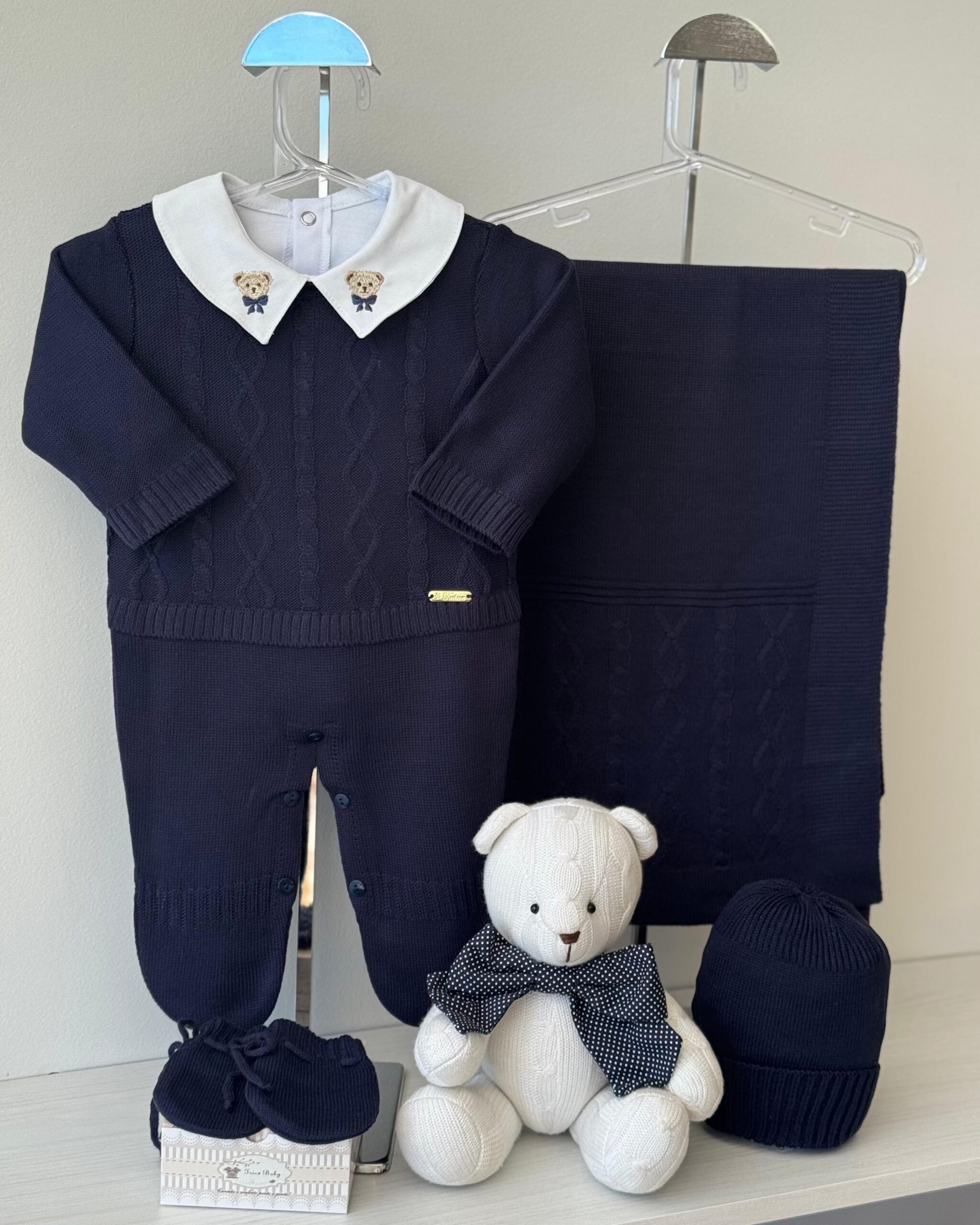 Saída Maternidade Lucas Azul Marinho