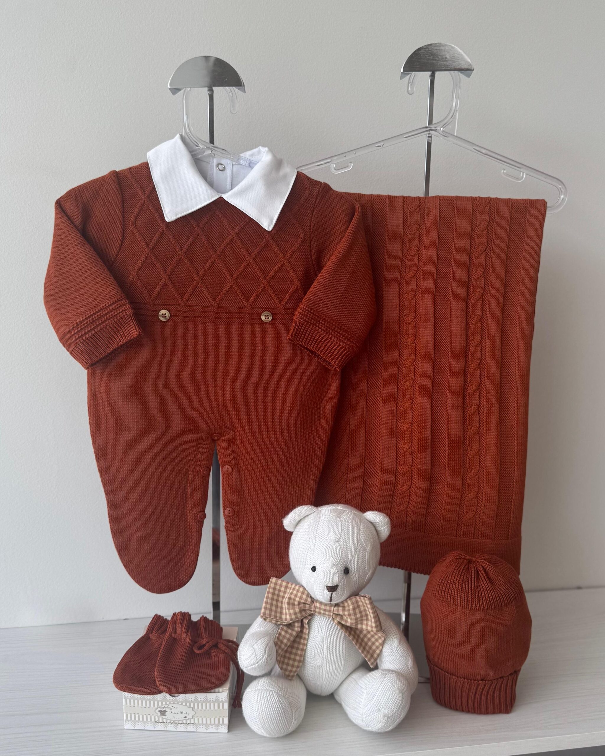 Saída Maternidade Losango Terra Cota