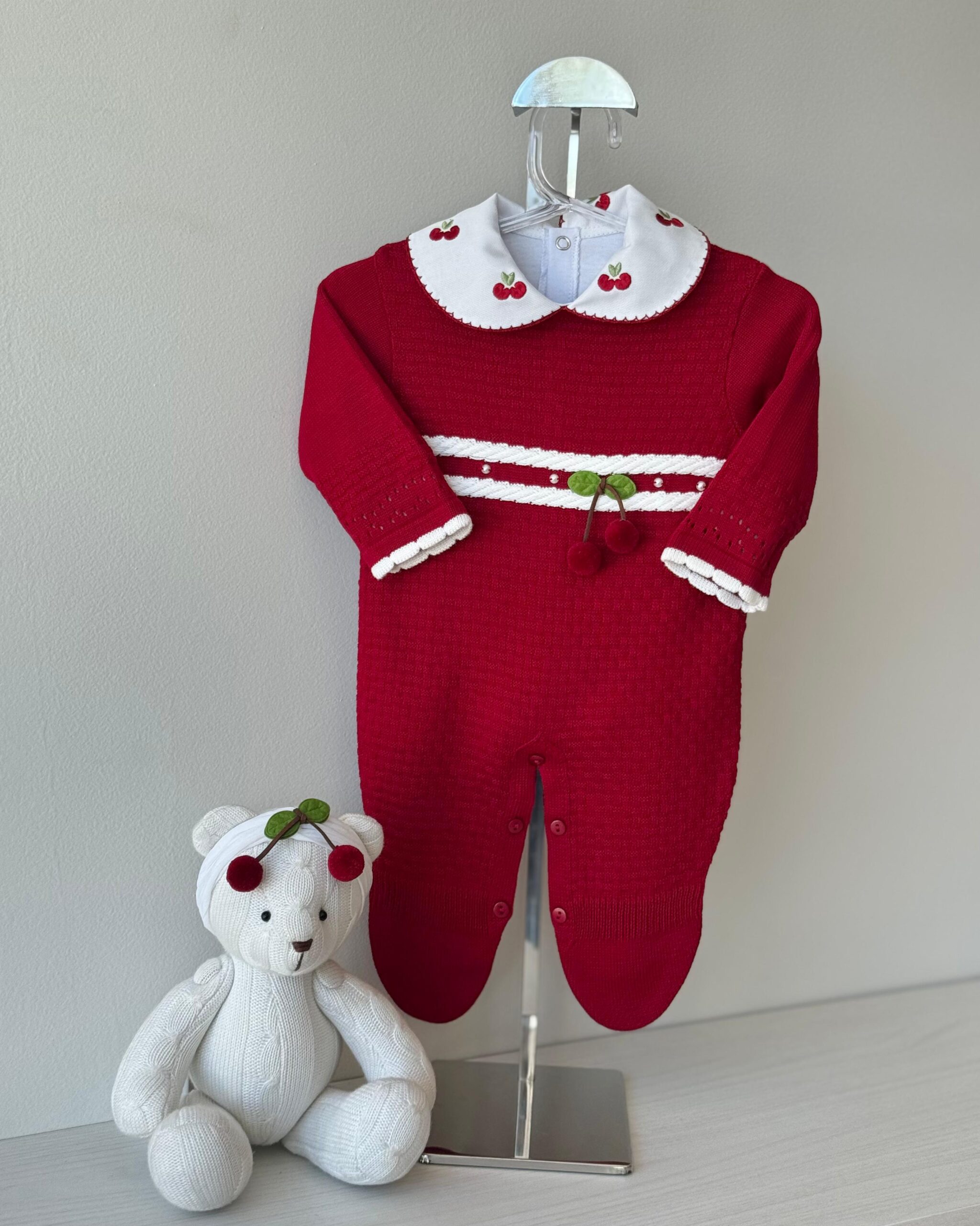 Macacão Cereja Vermelho