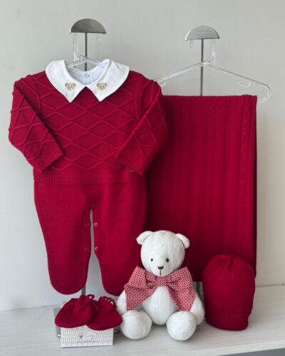 Saída Maternidade Casa de Abelha Vermelho