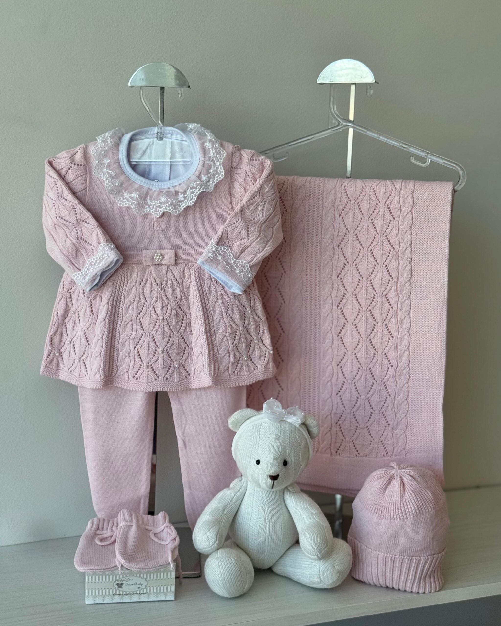 Saída Maternidade Vestido Pérola Pupurri