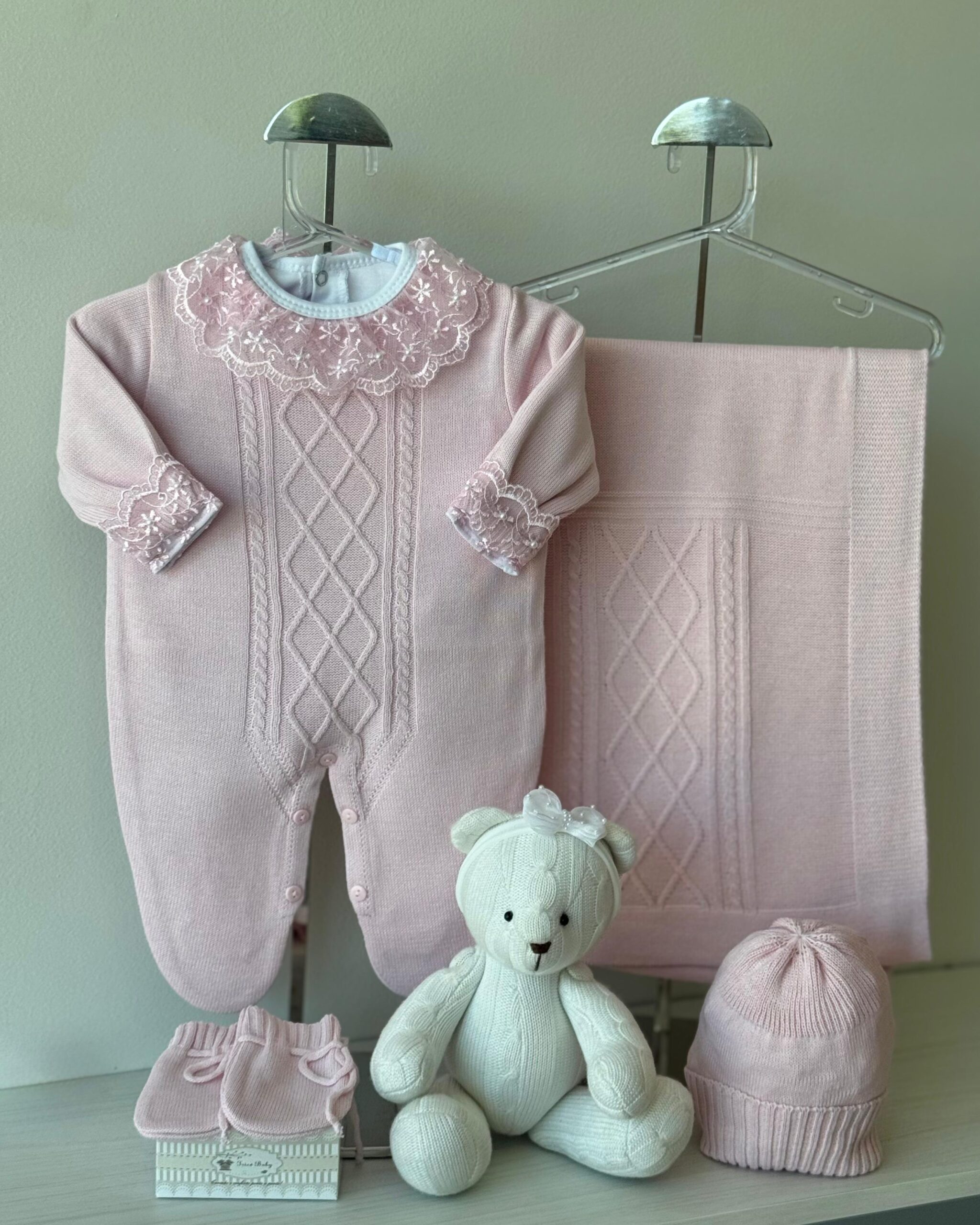 Saída Maternidade Encanto Rosa Pupurri