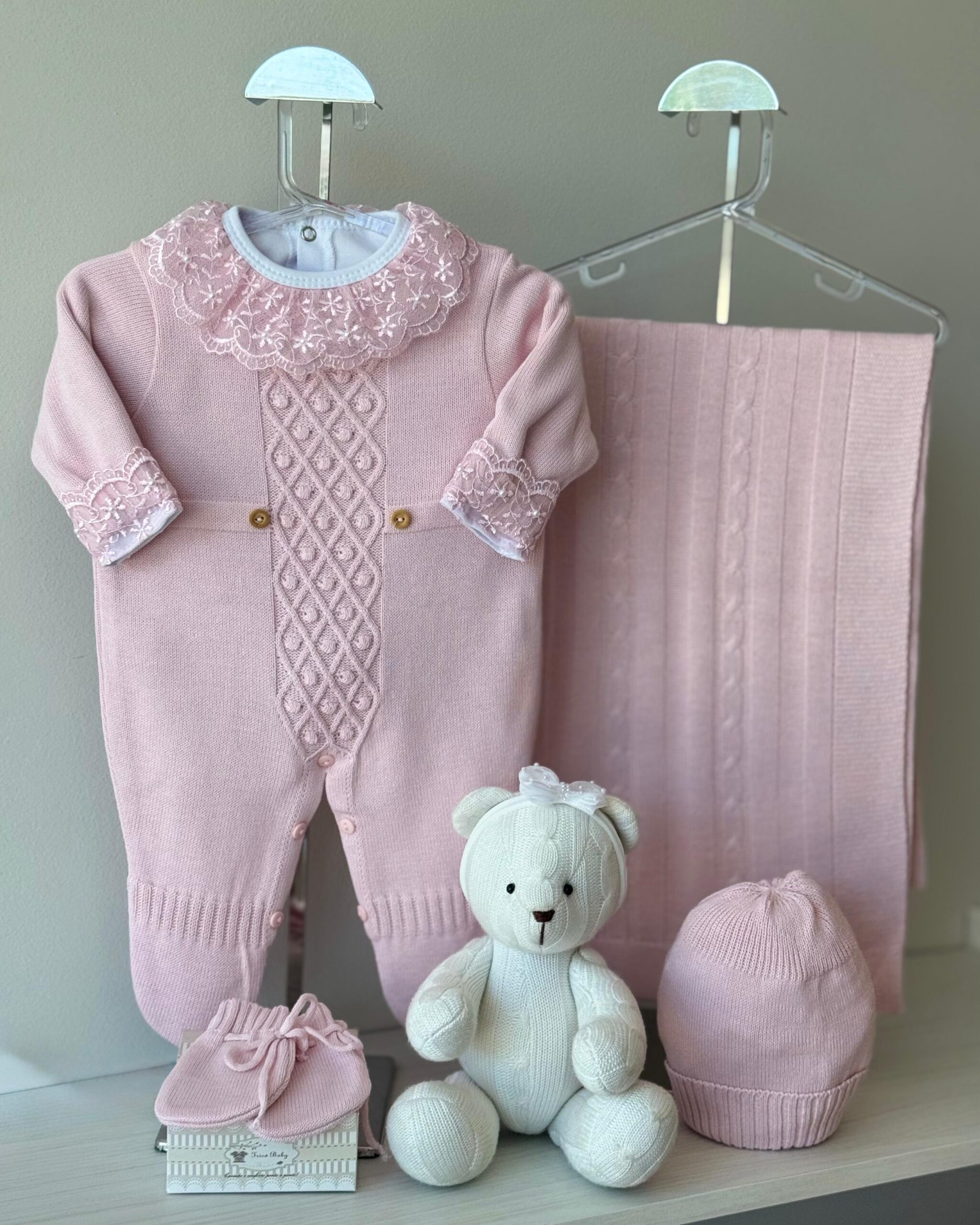 Saída Maternidade Macacão Pelotas Pupurri