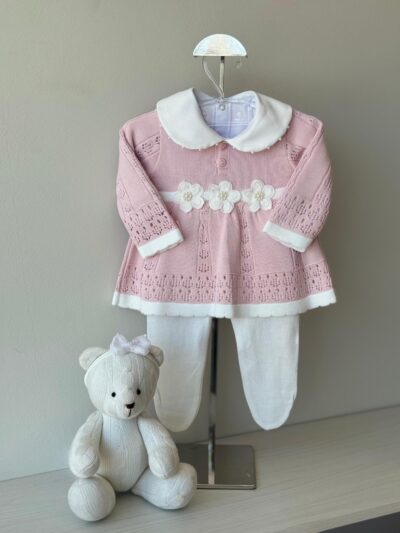 Vestido Rendado Rosa Pupurri