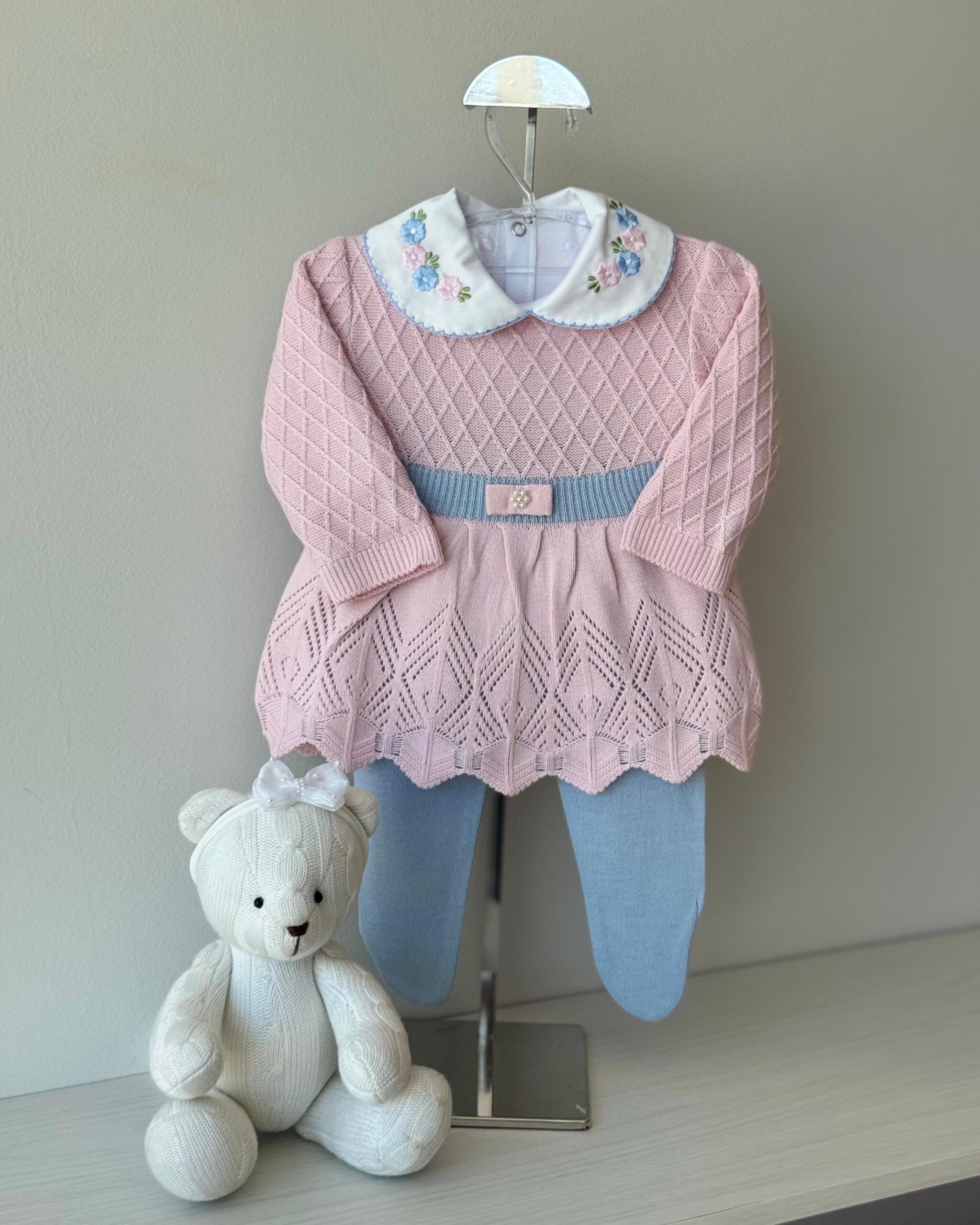 Vestido Cinto Rosa Pupurri