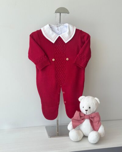 Macacão Pelotas Vermelho+ Body