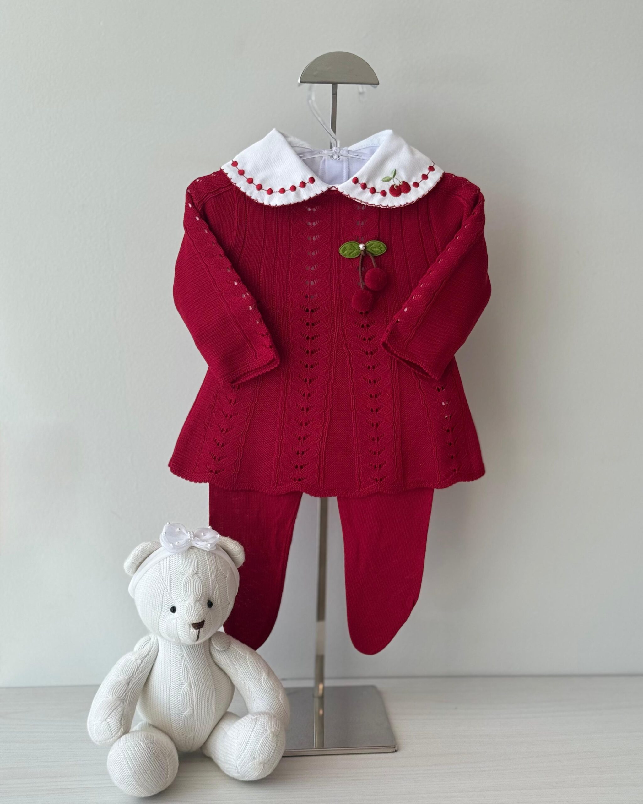 Vestido Cerejinha Vermelho + Body