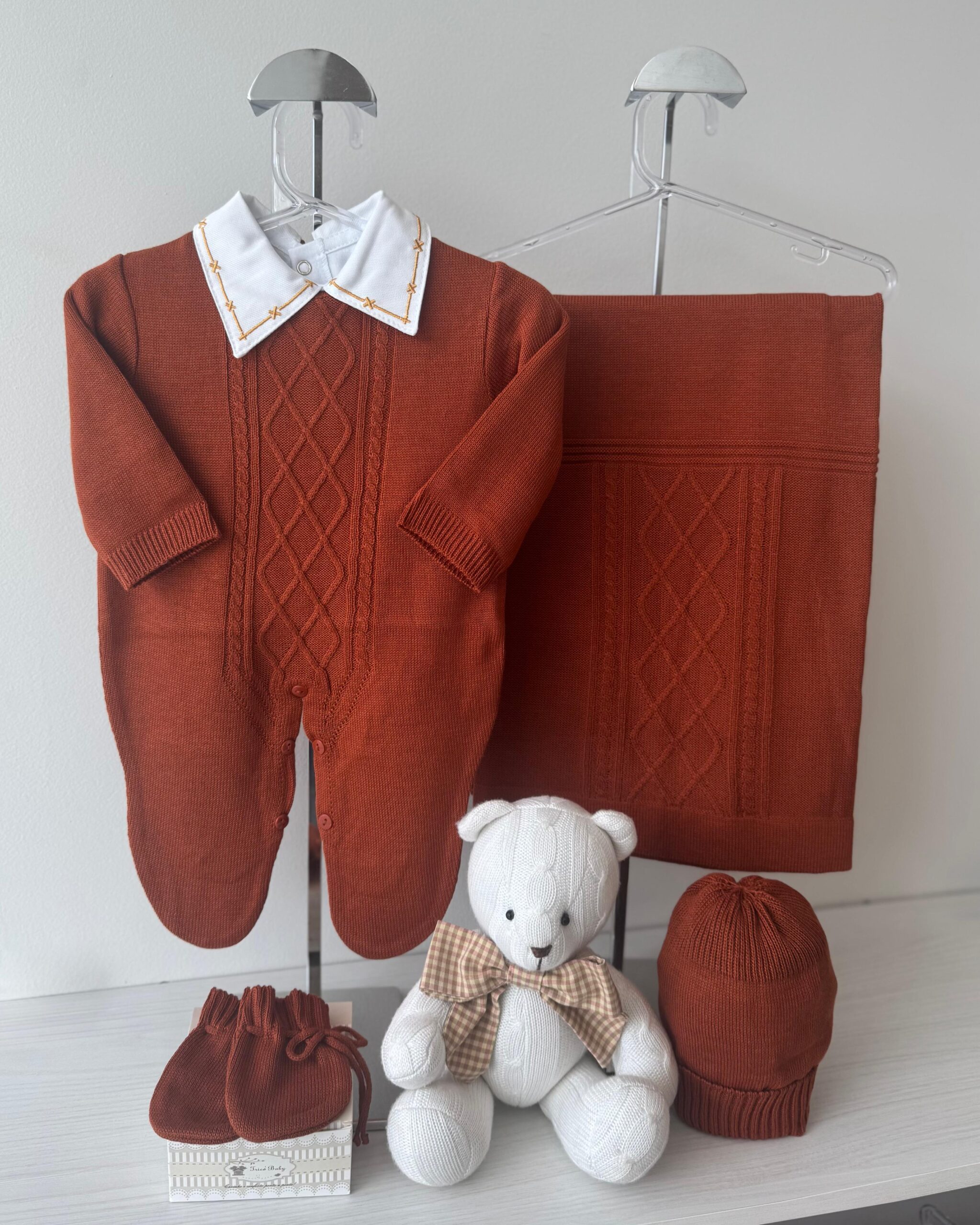 Saída Maternidade Encanto Terra Cota