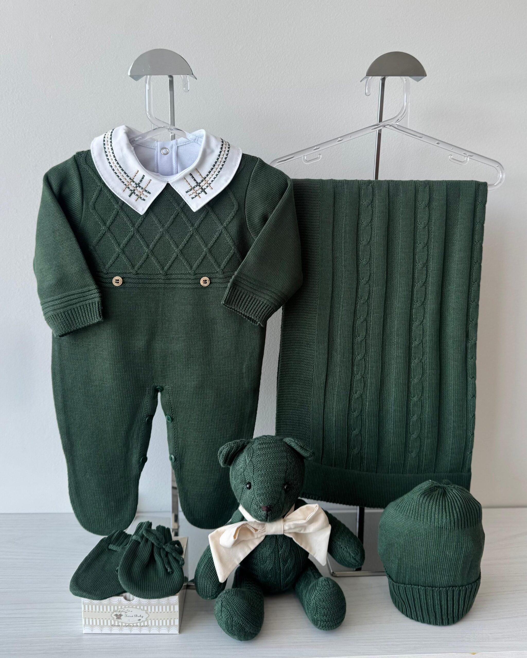 Saída Maternidade Losango Verde Essem