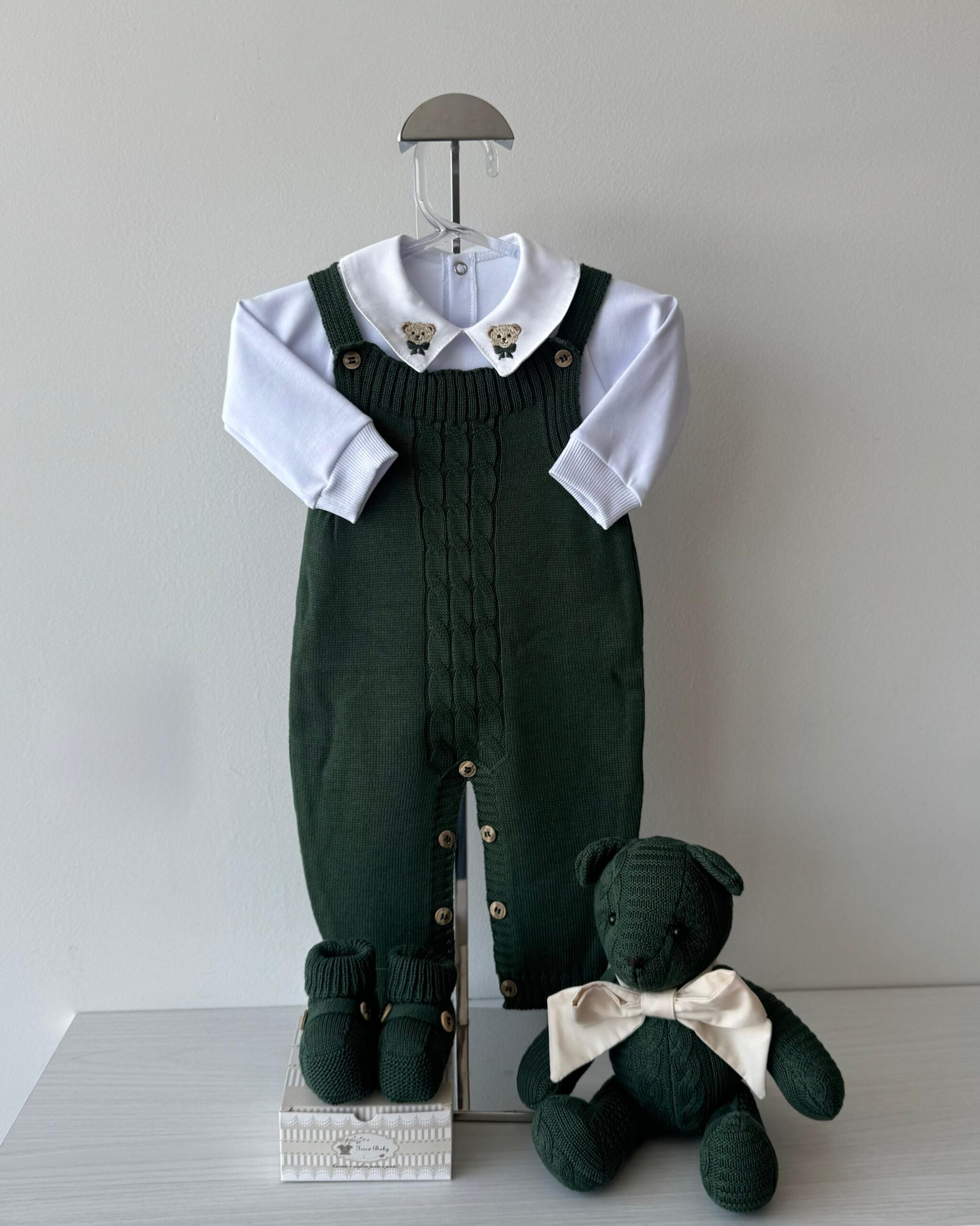 Jardineira Trança Verde Essem