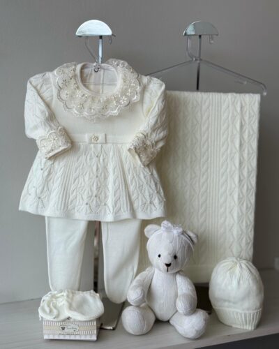 Saída Maternidade Vestido Pérola