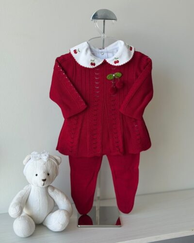Vestido Cerejinha Vermelho + Body