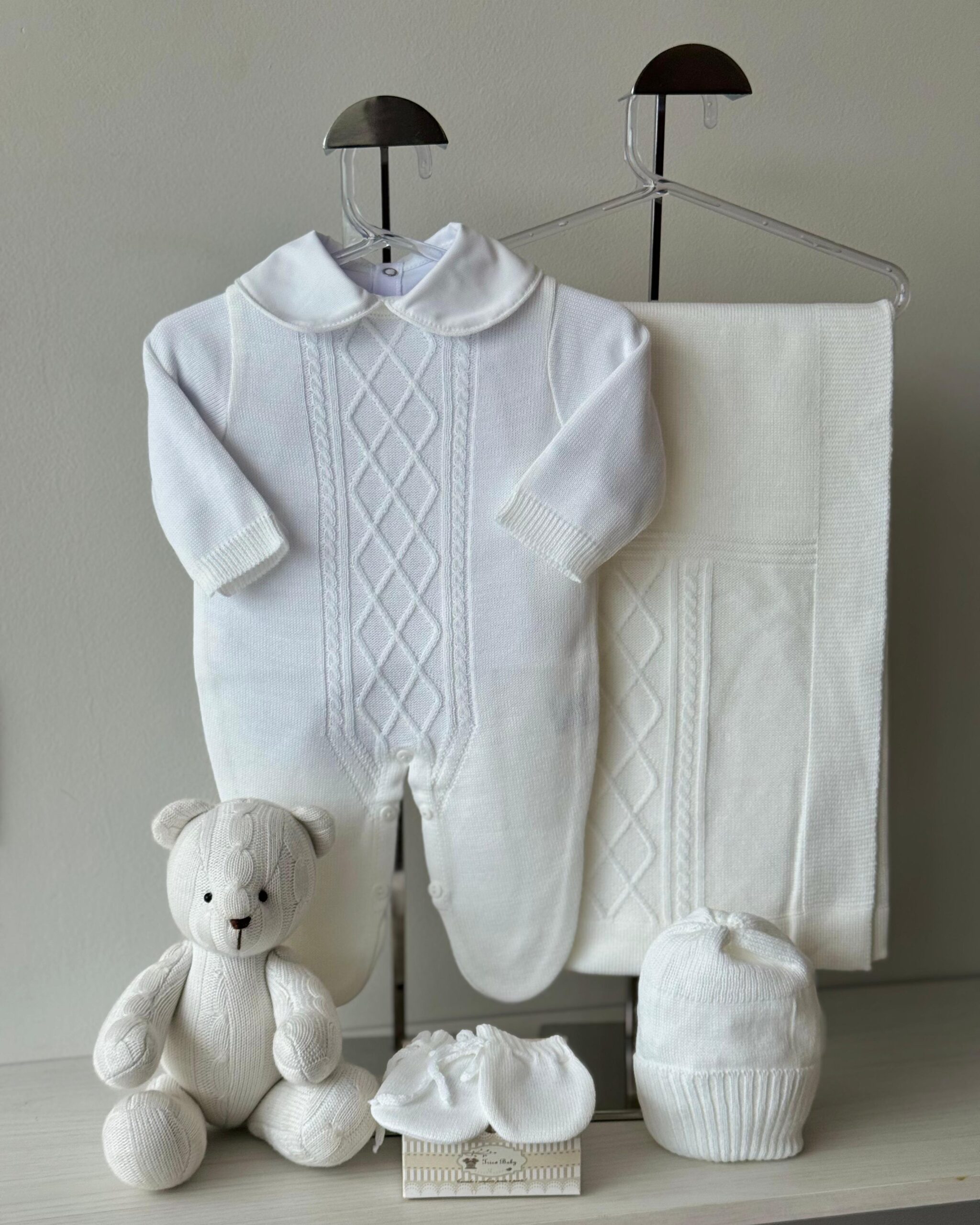 Saída Maternidade Encanto Branca Unissex