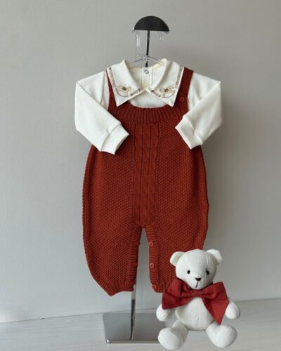 Jardineira Pipoca Terra Cota