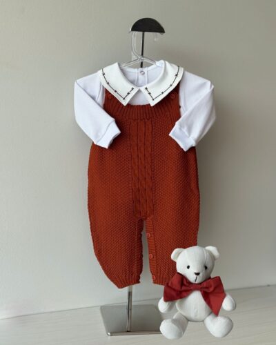 Jardineira Pipoca Terra Cota