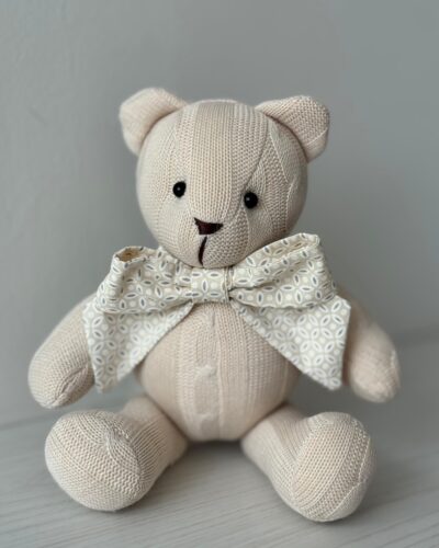 Urso De Tricô Tamanho P - ENCOMENDA