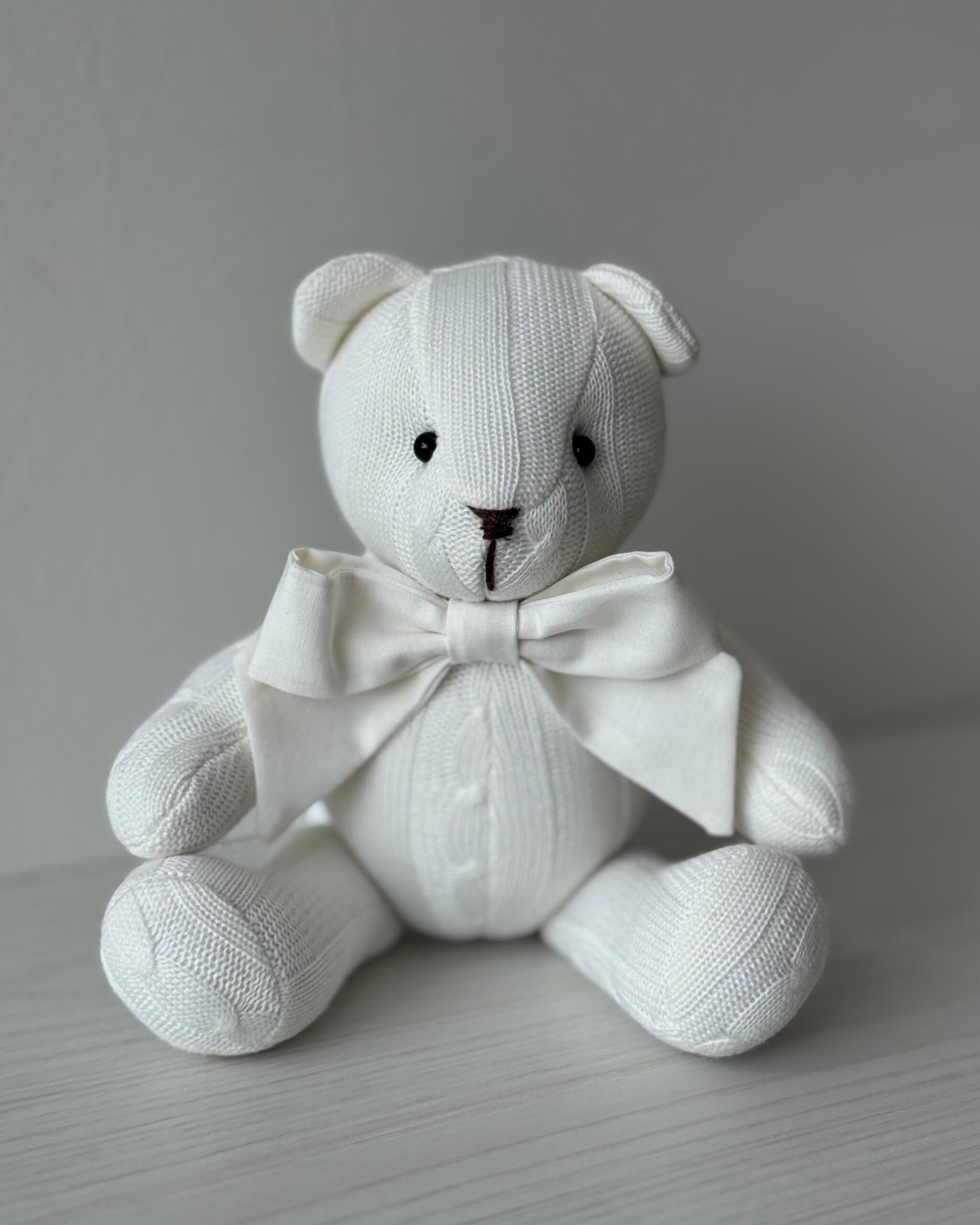 URSO DE TRICÔ - sob encomenda (leia a descrição)