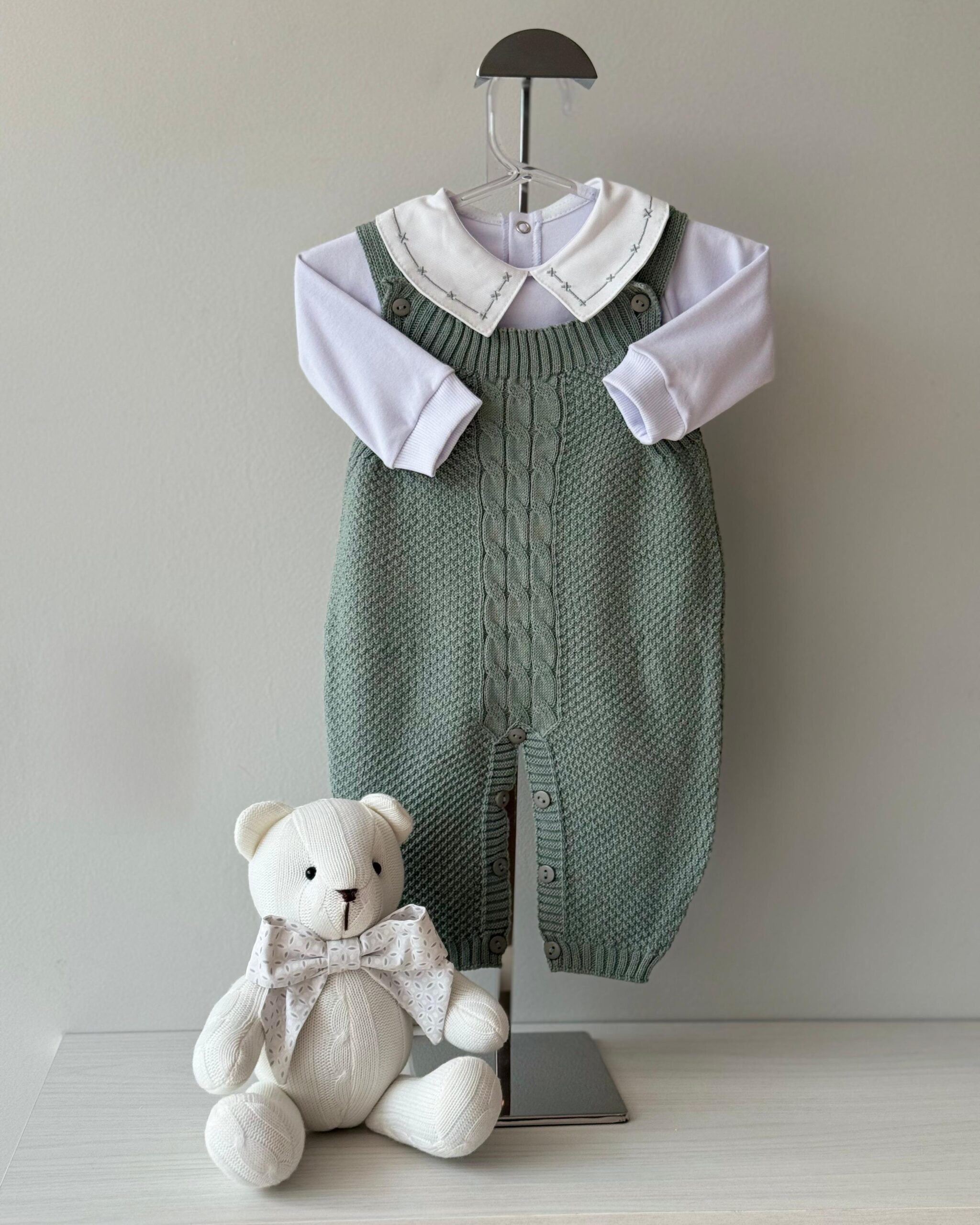 Jardineira Pipoca Verde Maré