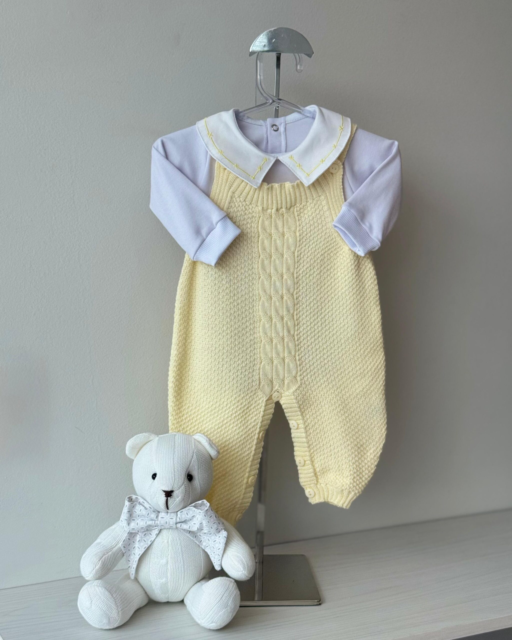 Jardineira Pipoca Amarela