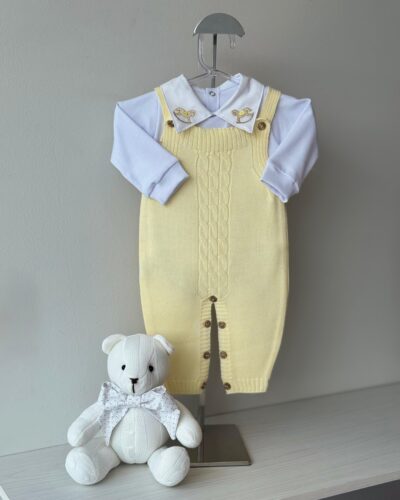 Jardineira Trança Amarela