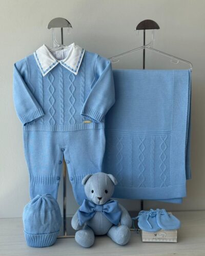 Saída Maternidade  Lucas Azul Lavanda