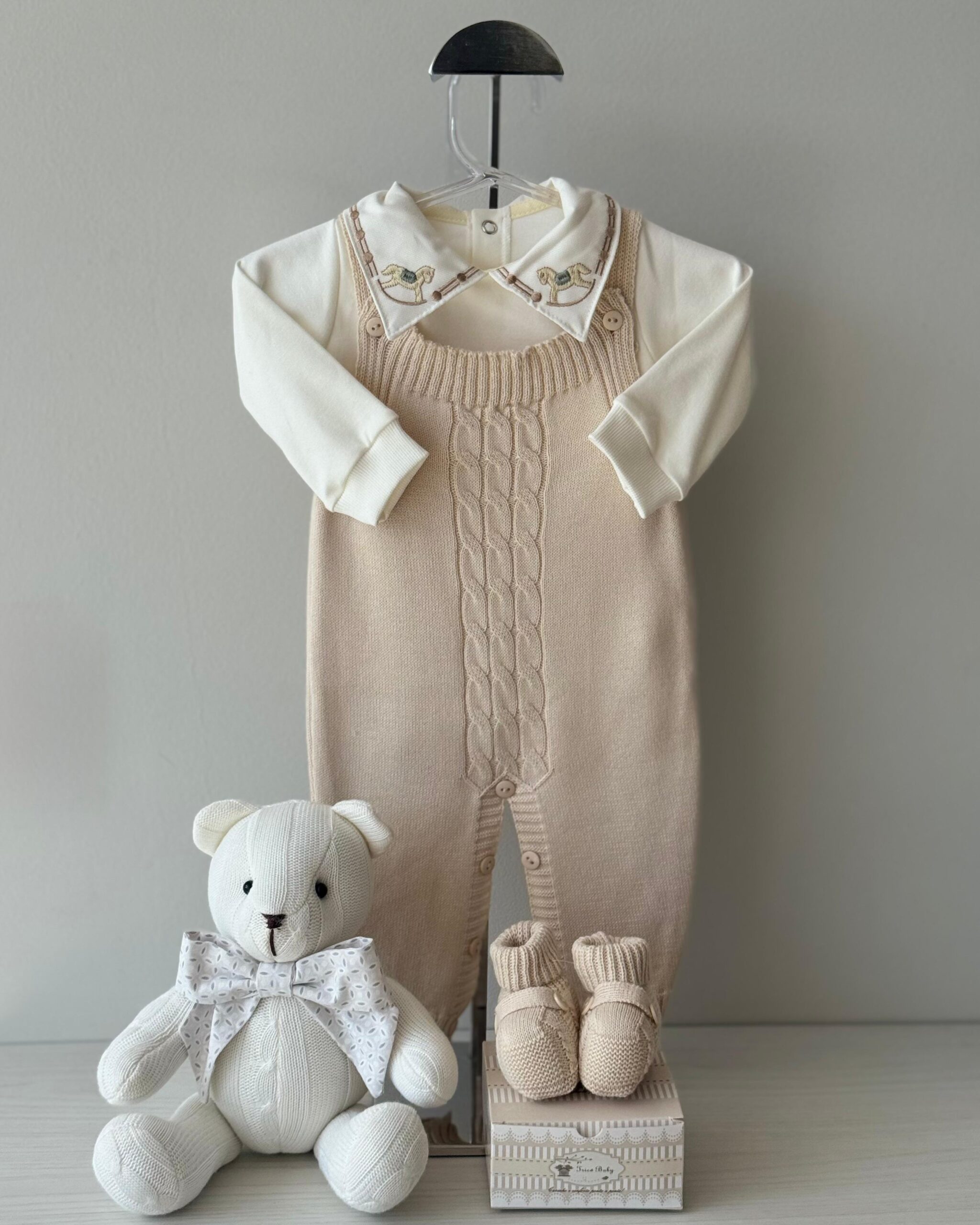 Jardineira Trança Dunas 3 pçs