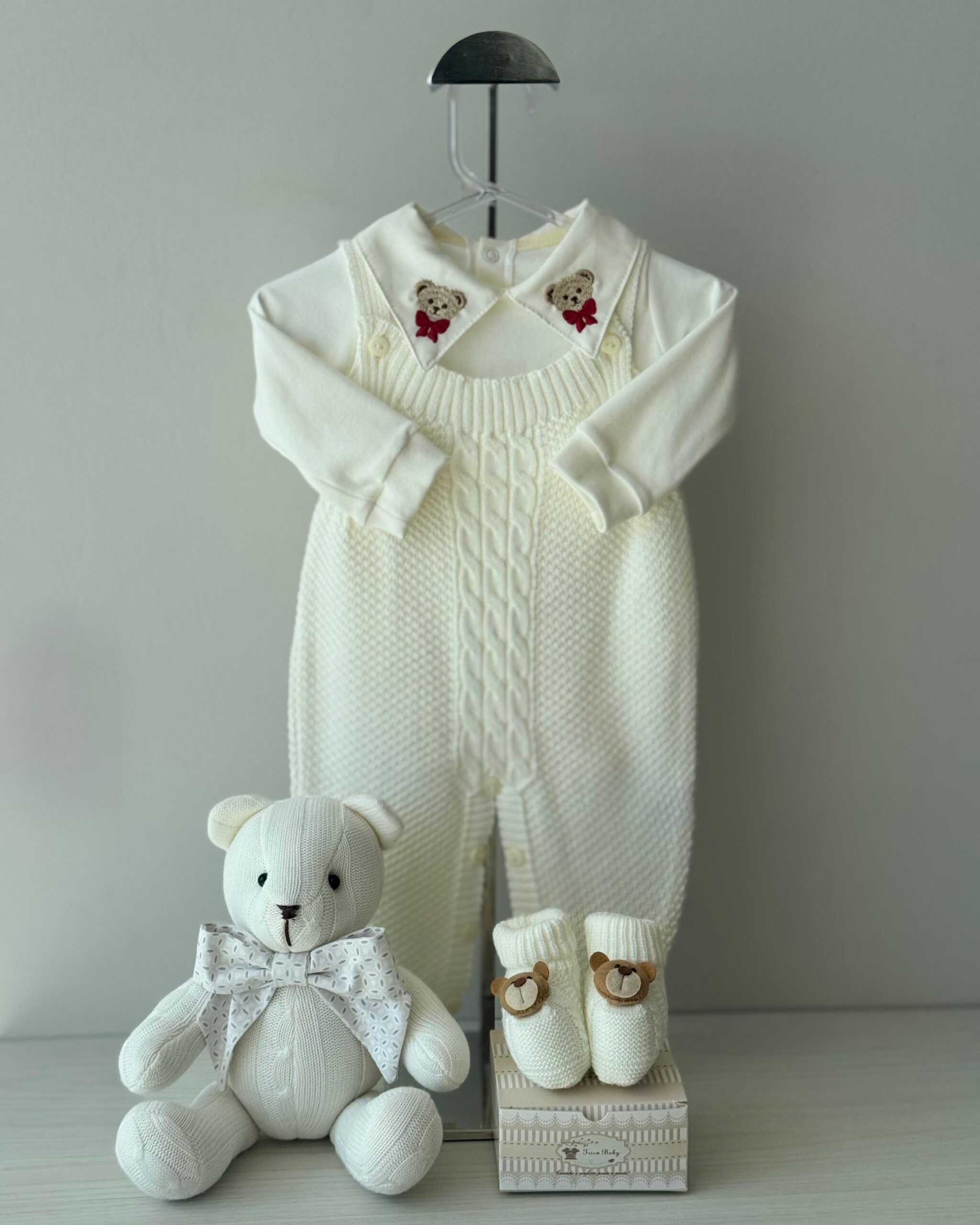 Jardineira Pipoca Off 3 pçs