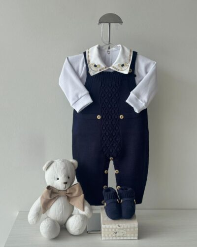 Jardineira Pelotas Marinho 3 pçs