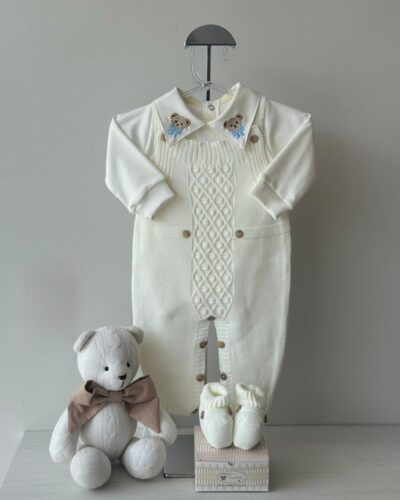 Jardineira Pelotas Off White 3 pçs