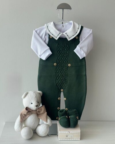 Jardineira Verde Essem 3 PÇS