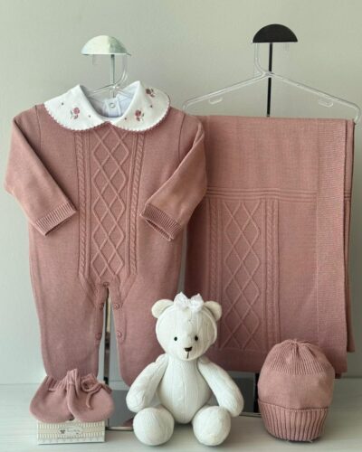 Saída Maternidade Encanto Rose 5 pçs