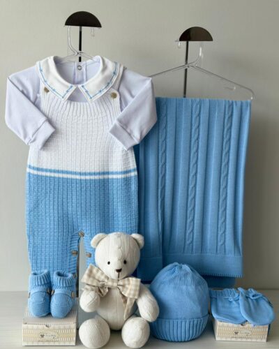 Saída Maternidade Theo Lavanda 6 pçs