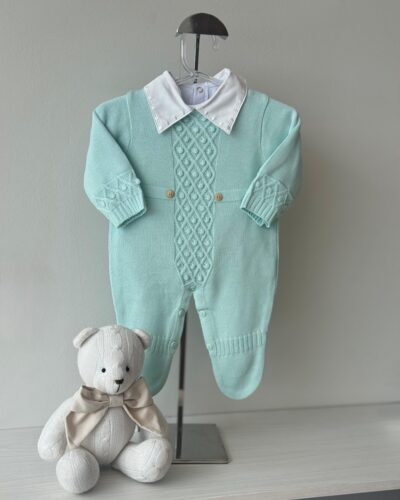 Macacão Pelotas Verde Geleira