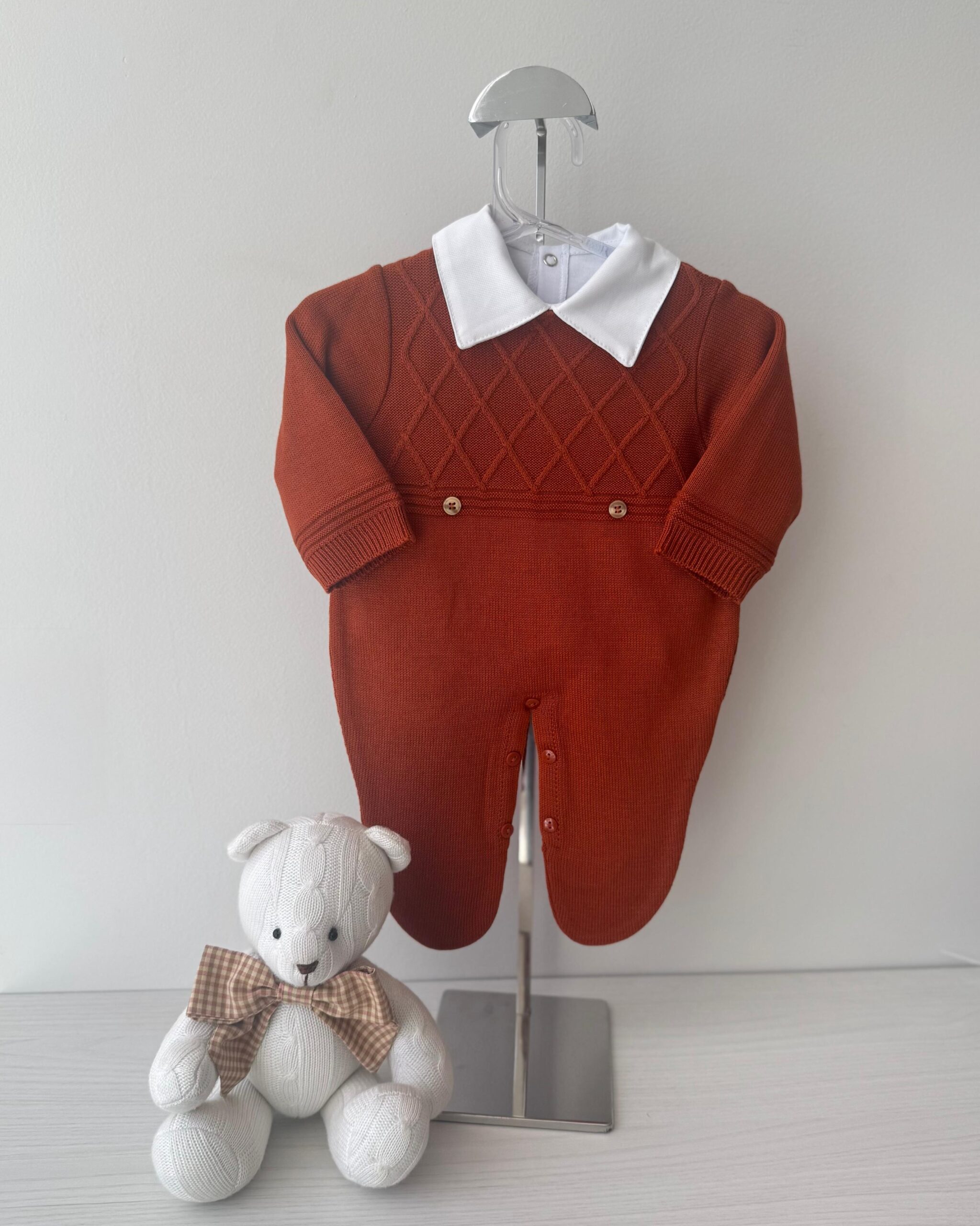 Macacão Losango Terra Cota