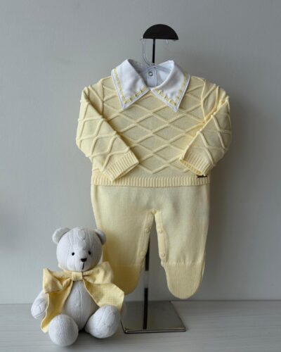 Macacão Casa de Abelha Amarelo