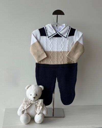 Macacão Aaram Marinho, Areia e Branco