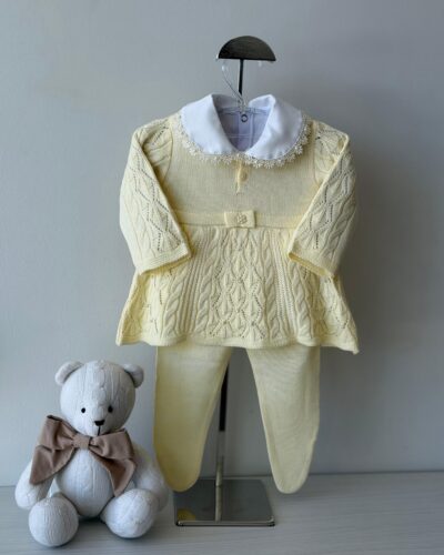 Vestido Pérola Amarelo + Body
