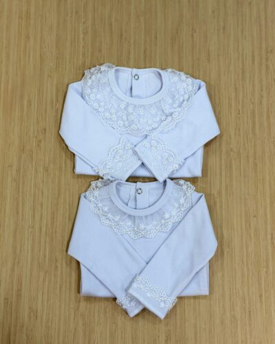 Body Renda com Pérola