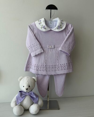 Vestido Rendado LIlas Pastel + Body